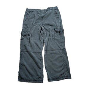 American Eagle Womens Dreamy Drape Baggy Wide Leg Cargo Pants Gorpcore W38" L28"